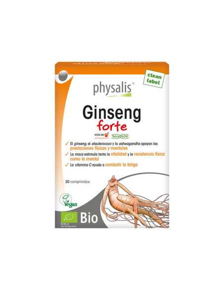 Ginseng forte bio 30 comprimidos Physalis Ginseng forte bio 30 comprimidos Physalis